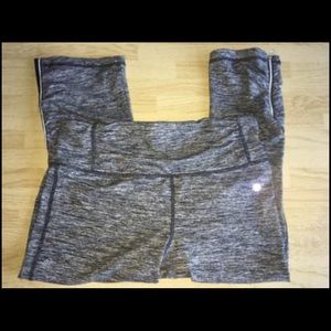 Tangerine Yoga Pants with zippers on the bottom